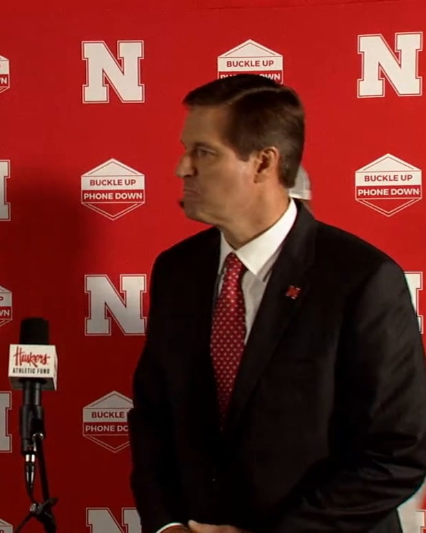 Trev Alberts and Scott Frost